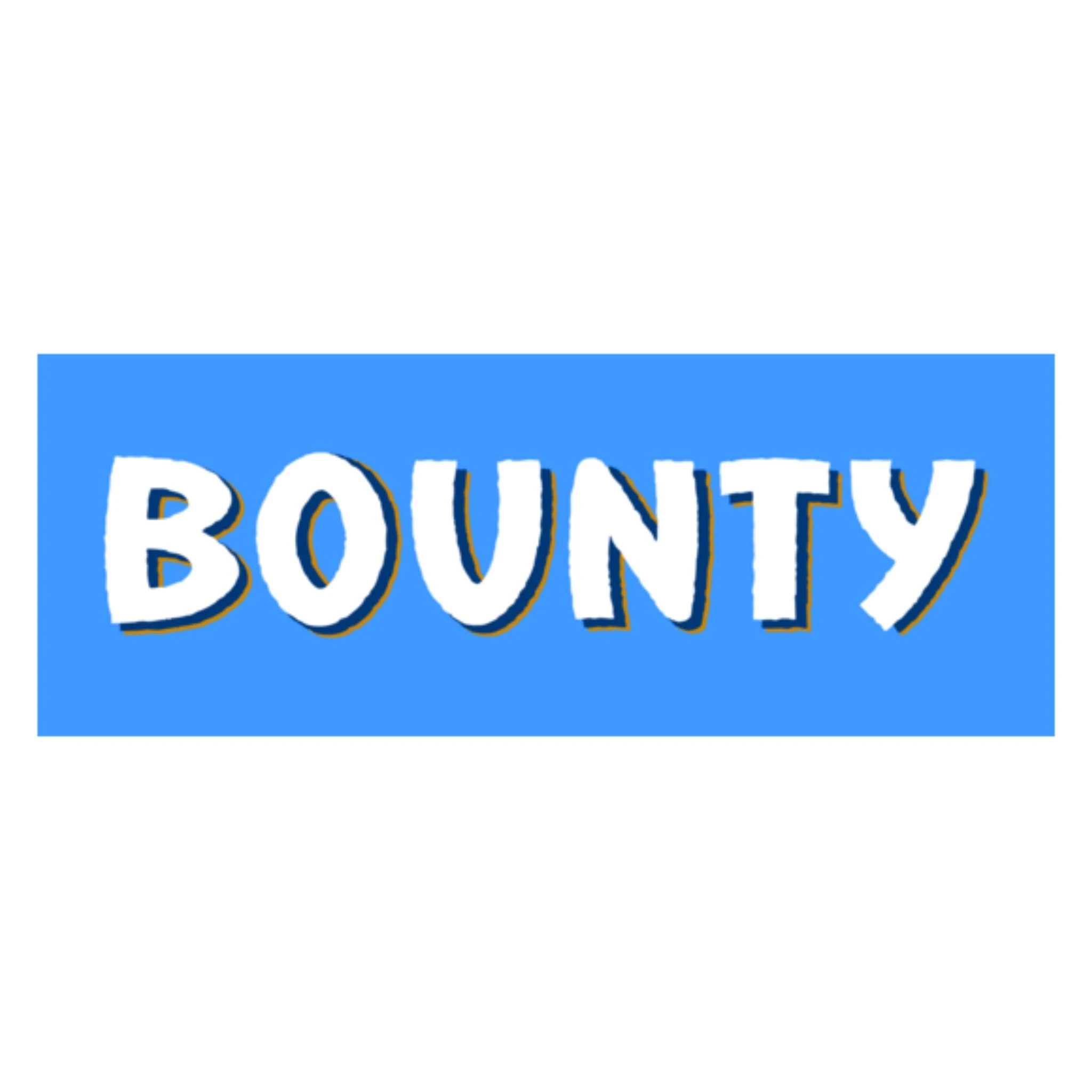 Bounty coconut chocolate bar original brand