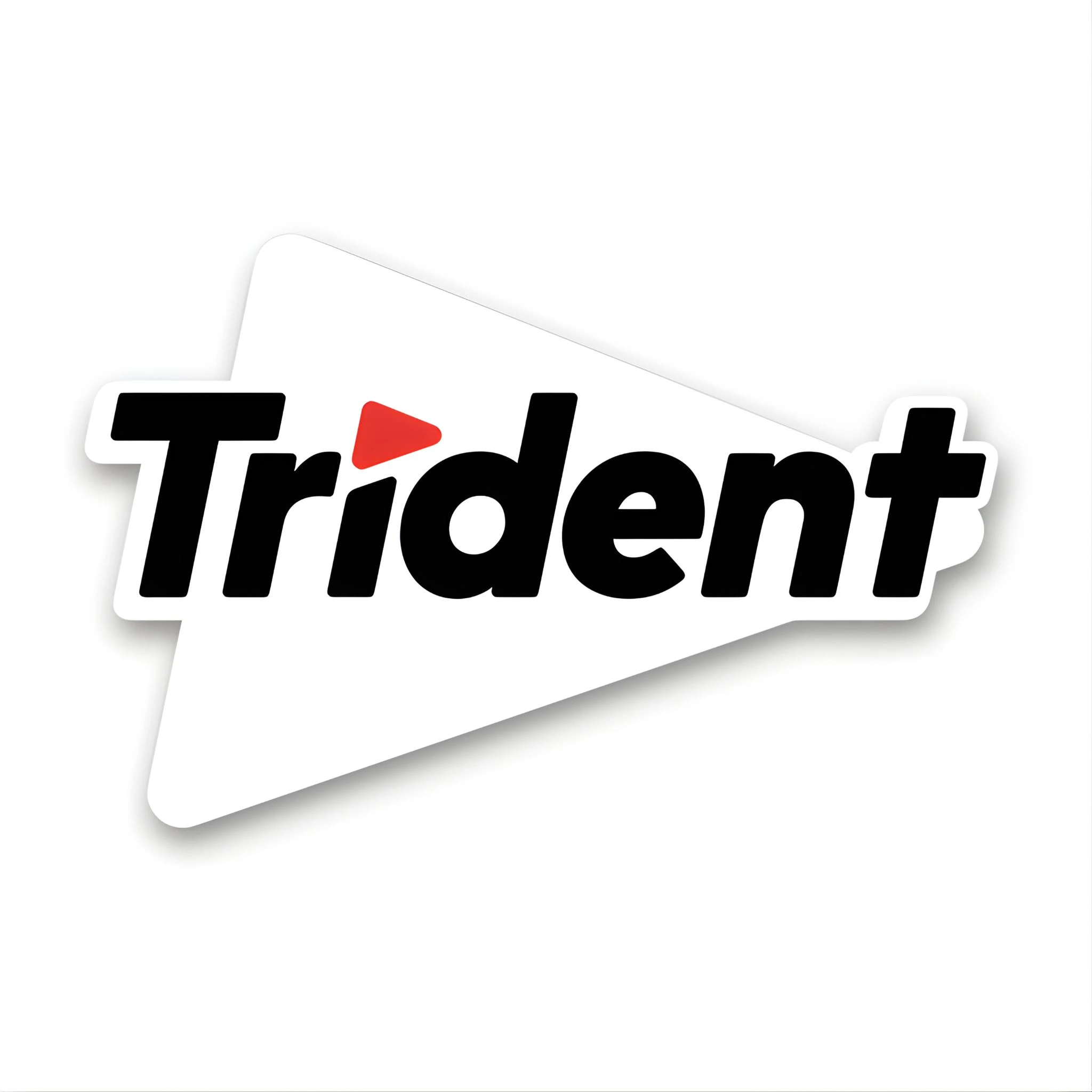 Trident sugar-free chewing gum pack with refreshing mint flavor